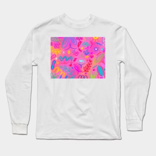 NEON DOODLES Long Sleeve T-Shirt